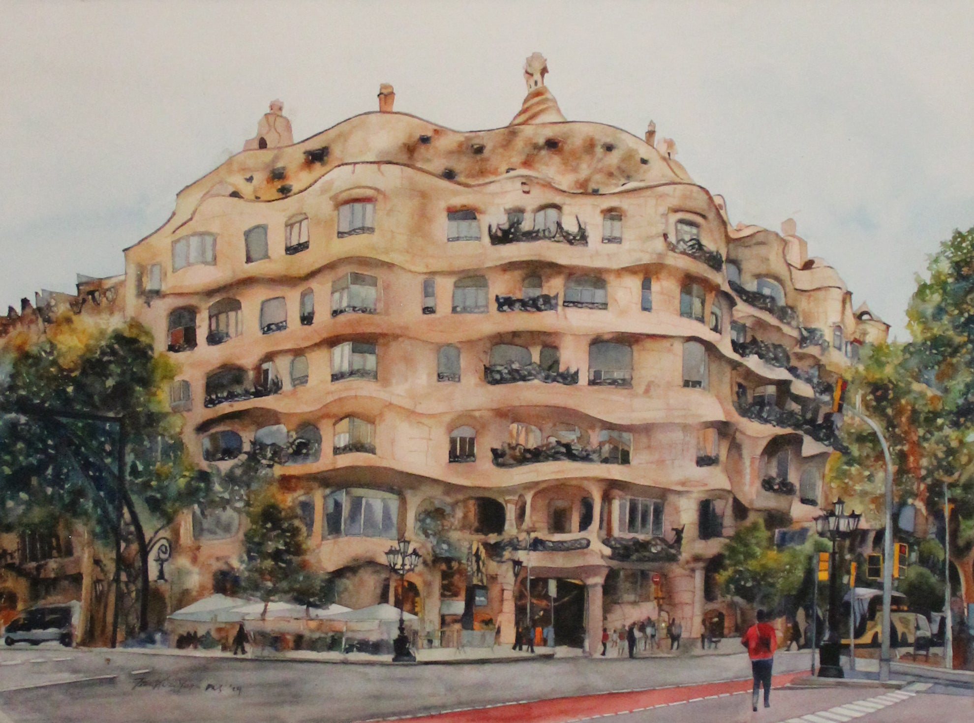 Evening at Casa Milà