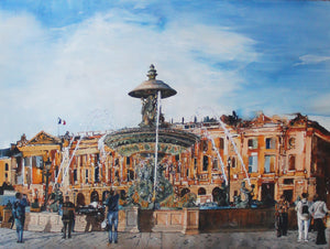 Sunny Day at Fontaine des Mers
