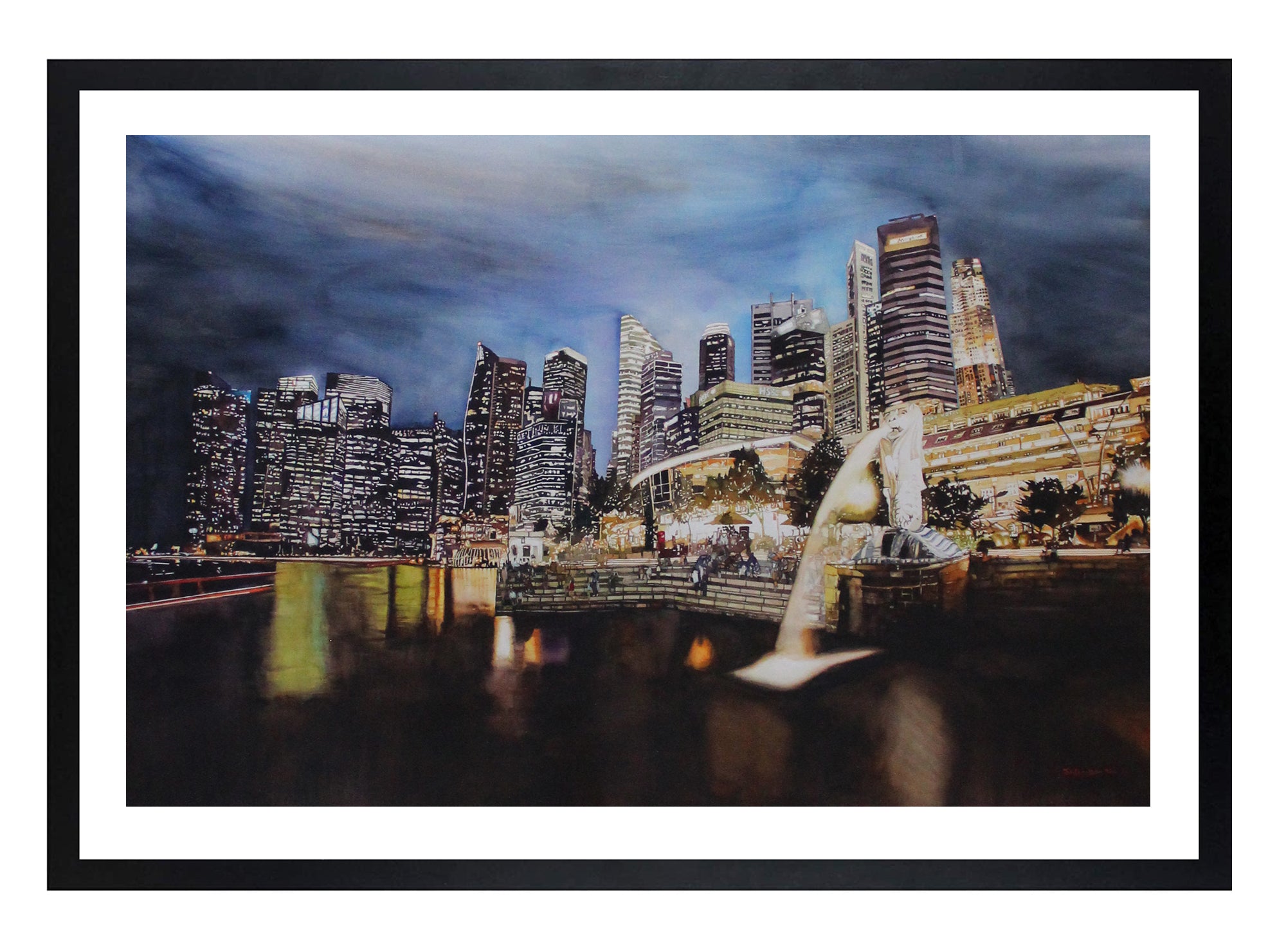 Evening at Marina Bay