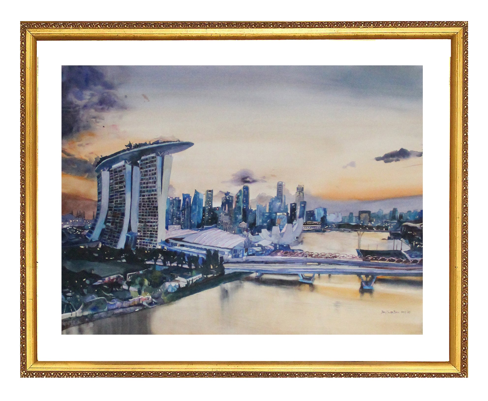 Sunset at Marina Bay